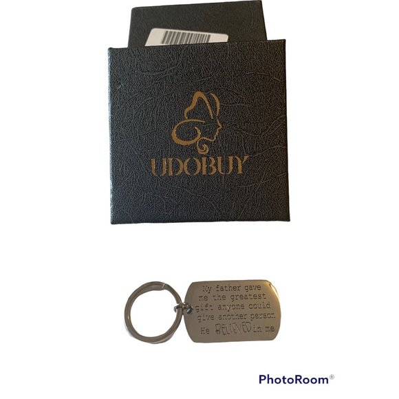 Stainless Steel Key Chain Father's Day Gift Son and Daughter to Dad Quot… - Picture 5 of 5